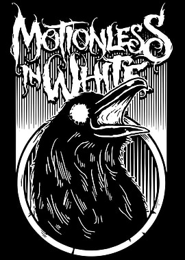 Motionless In White Raven Logo