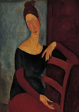 Portrait of a Seated Woman, amedeo modigliani art