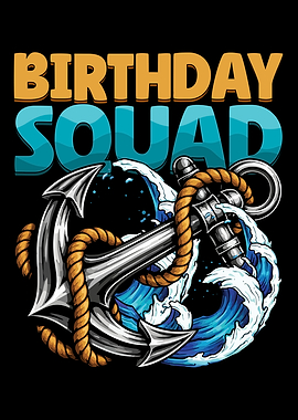 Birthday Squad Anchor Waves