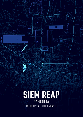 Siem Reap Midnight City Map