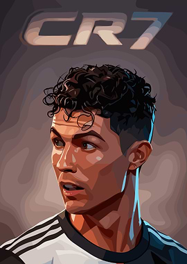 Cristiano Ronaldo CR7 Portrait