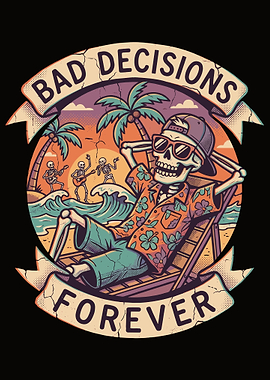 Skeleton on Vacation