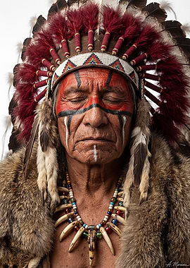 Native American Chief Portrait