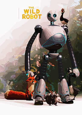The Wild Robot and Animal Friends