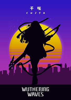 Chisa Wuthering Waves Silhouette