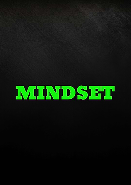 Mindset Text Art