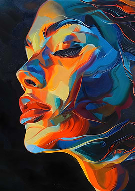 Abstract Portrait of a Woman