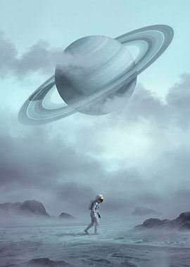 The astronaut lost his way