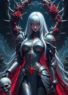 Gothic Warrior with Skull