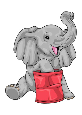 Baby Elephant Potato chips