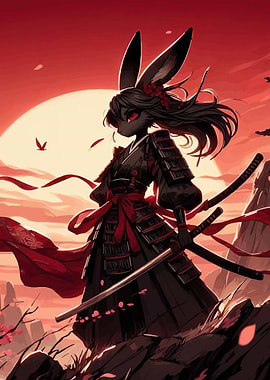 Bunny Samurai Warrior