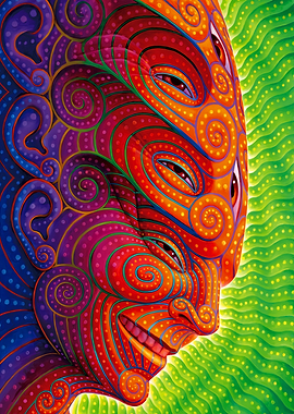 Psychedelic Multi-Faced Being