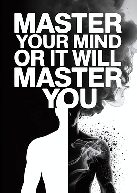 Master Your Mind Motivational Poster