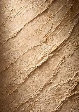 Textured Beige Wall Surface