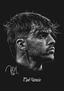 Raul Asensio Scribble Art Style