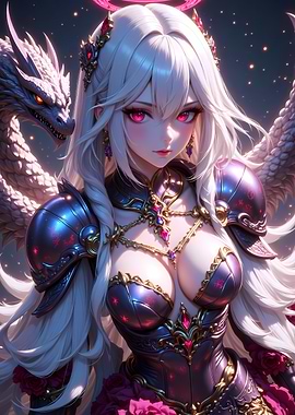 Anime Angelic Dragon Warrior