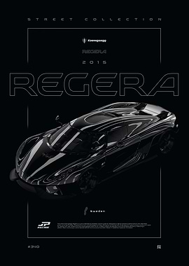 Koenigsegg Regera 2015 Poster