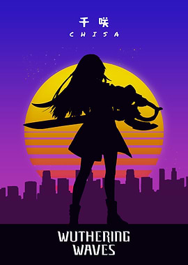 Chisa Silhouette Wuthering Waves