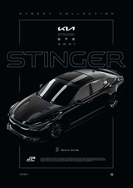 Kia Stinger GT2 2021 Poster