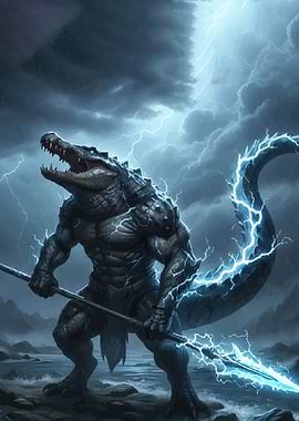 Lightning Crocodile Warrior