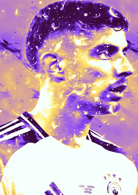 Kai Havertz Soccer Player Portrait