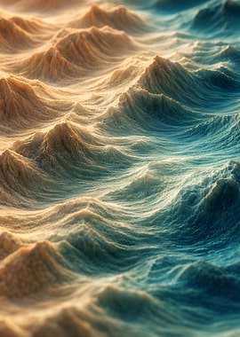 Abstract Ocean Waves