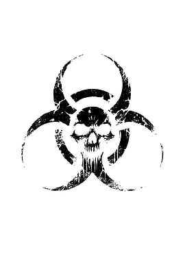 Biohazard Skull Symbol