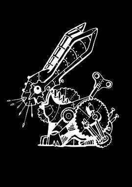 Steampunk Mechanical Rabbit