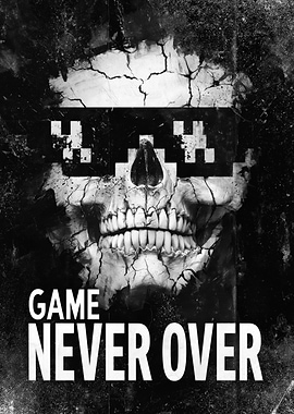 Game Never Over Skull