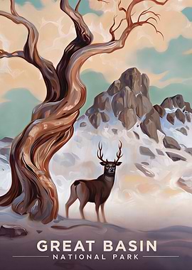 Great Basin National Park Vintage Poster