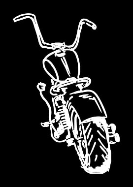 Sketch of a Motorcycle