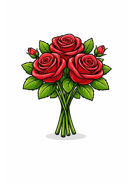 Bouquet of Red Roses