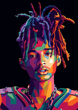 Jaden Smith Pop Art Portrait