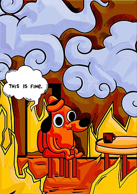 This is Fine Dog in Fire
