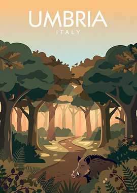 Umbria Italy Forest