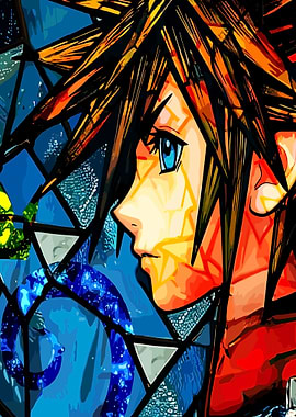 Sora Stained Glass Art