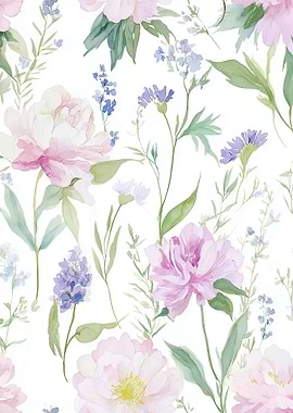 Watercolor Floral Pattern