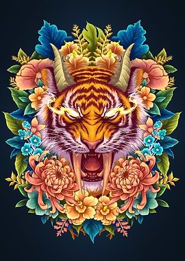 Primal Revenge of Fierce Tiger in Jungle