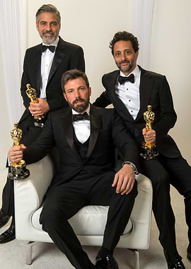 Three Men with Oscars