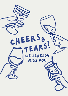 Cheers and Tears Farewell celebration gift