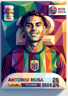 Antonio Nusa Football Card