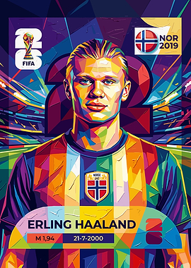 Erling Haaland FIFA World Cup Card
