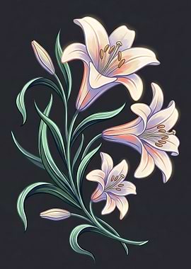 Elegant Lily Flower Arrangement