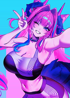 Anime Girl in Sportswear