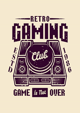 Retro Gaming Club Vintage Console