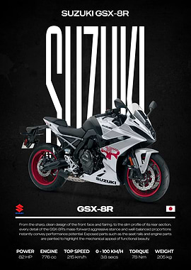 Suzuki GSX-8R Motorcycle