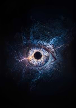 Electric Blue Eye