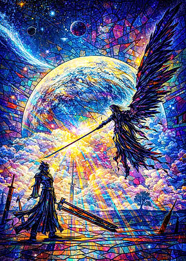 Epic Stained Glass final fantasy