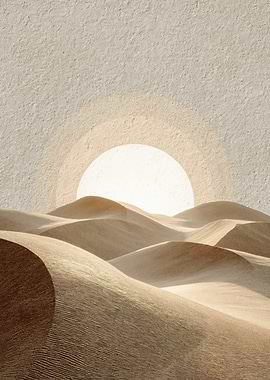 Desert Dunes at Sunset