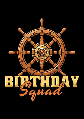 Birthday Squad Nautical Theme